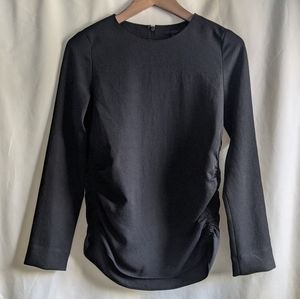 COS long sleeve ruched top